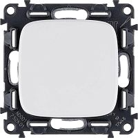 Механизм выключателя 1-кл. СП Valena Allure 10А IP20 250В 10AX с лиц. панелью безвинт. зажимы бел. Leg 752701