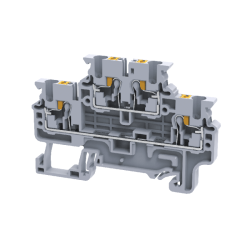 Клемма 2х-ярусная push-in OptiClip CPDL-2.5-2L-I сер. КЭАЗ 331862 Клемма 2х-ярусная push-in OptiClip CPDL-2.5-2L-I сер. КЭАЗ 331862