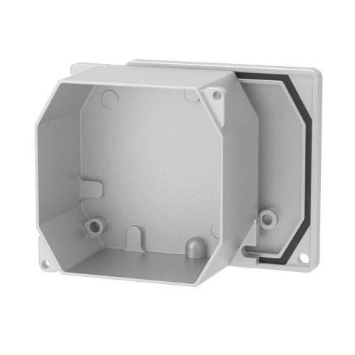 Коробка ответвительная 90х90х53мм IP66 RAL9006 окрашен. алюм. DKC 65300 фото 4