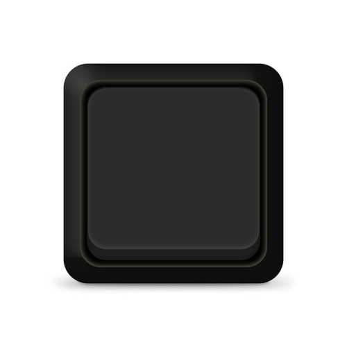 Выключатель 1-кл. ОП Олимп 10А IP20 черн. Universal 2209