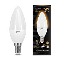 Лампа светодиодная Black Candle E14 9.5Вт 3000К Gauss 103101110