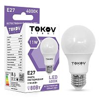 Лампа светодиодная 11Вт А60 4000К Е27 176-264В TOKOV LIGHT TKL-A60-E27-11-4K