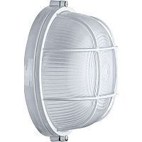 Светильник ЛОН 94 803 NBL-R2-60-E27/WH 1х60Вт E27 IP54 (аналог НПБ 1302 бел. круг с решеткой 60Вт) Navigator 94803