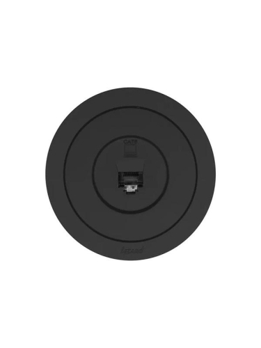Розетка компьютерная СП OSEN RJ45 кат.6 механизм черн. бархат LEZARD 743-4288-140 фото 4