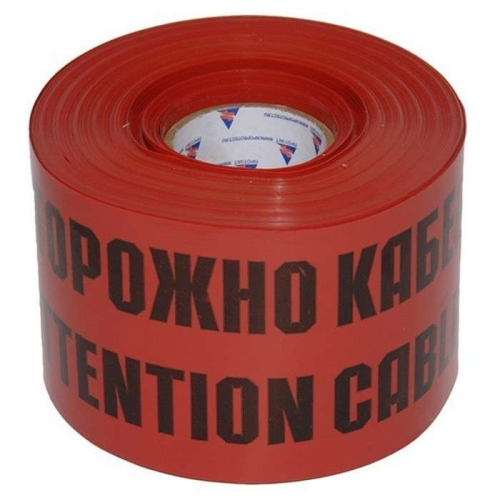 Лента сигнальная ЛСЭ-150мм "Осторожно кабель" красн. (рул.100м) Протэкт 8272 Лента сигнальная ЛСЭ-150мм "Осторожно кабель" красн. (рул.100м) Протэкт 8272