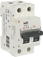 Выключатель автоматический 2п C 4А M06N ARMAT IEK AR-M06N-2-C004