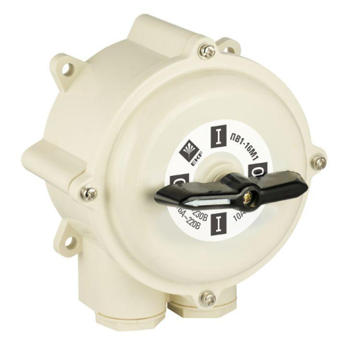 Выключатель пакетный 1-кл. 40А IP56 ПВ3-40 М1 пл. беж. EKF pv-3-40-4