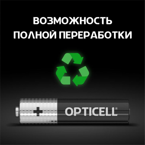Элемент питания алкалиновый AAA/LR03 (блист. 4шт) Basic Opticell 5051002 фото 6