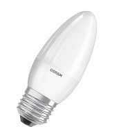 Лампа светодиодная LED Value LVCLB75 10SW/865 свеча матовая E27 230В 10х1 RU OSRAM 4058075579590