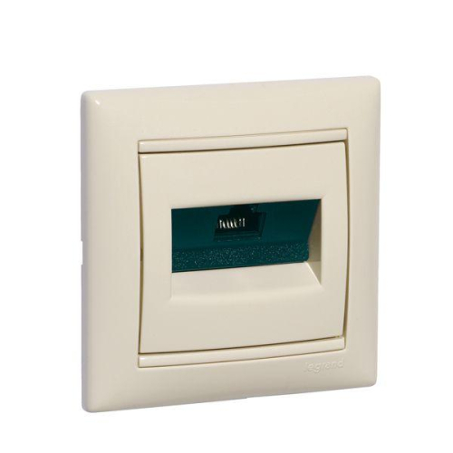 Механизм розетки информ. 1-м СП Valena RJ45 CAT.5E UTP на винтах сл. кость Leg 774138 фото 6