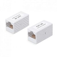Адаптер проходной RJ45-RJ45 (8p8c)WR-CA-8p8c-C5E кат. 5е неэкранир. бел. WRline 505223