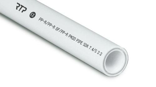 Труба PPR 32х4.4 PN20 стекловолокно бел. (дл.2м) RTP 10332 Труба PPR 32х4.4 PN20 стекловолокно бел. (дл.2м) RTP 10332