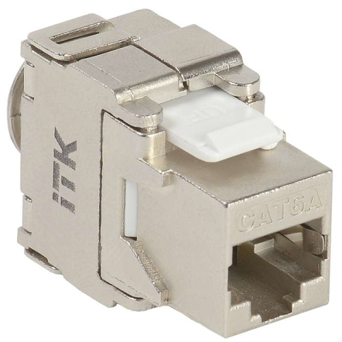 Модуль Keystone Jack кат. 6A FTP IDC Dual верт. заделка ITK CS1-1C6AF-D2 фото 2