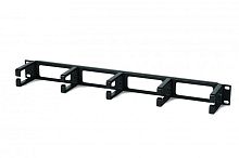 Организатор CM-1U-PL кабельный с пласт. кольцами 19дюйм 1U Hyperline 15446