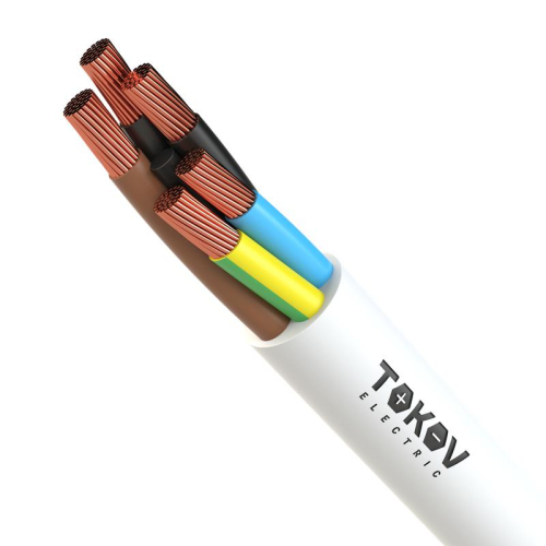 Провод TOKOV ELECTRIC ПВС 5х1(4х1+1х1) 380В Б (бухта) (м) 1945504 Провод TOKOV ELECTRIC ПВС 5х1(4х1+1х1) 380В Б (бухта) (м) 1945504