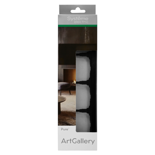 Рамка 4-м ArtGallery Pure метал. оникс SE GAL312304 фото 3