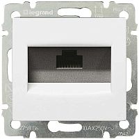 Механизм розетки информ. 1-м СП Valena RJ45 CAT.5E UTP с захватами бел. Leg 774230