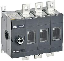 Выключатель-разъединитель ВРК 3п 160А без рукоятки KARAT IEK KA-VR10-3-0160