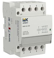 Контактор модульный KMR 63А 24В AC/DC 4НО ARMAT IEK AR-KMR20-063-40-024