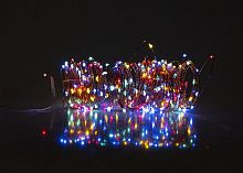Светильник светодиодный SLR-G03-100M садовый; нить мульти 100 LED ФАZА 5033467