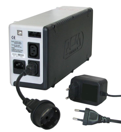 Кабель SCUT IEC-320 C14 to Socket Type-F 250В 10А POWERCOM 504291 фото 4
