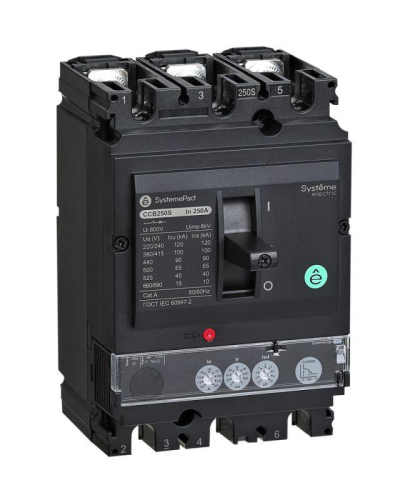 Выключатель автоматический SYSTEMEPACT CCB100 50кА 3P3D S2.2 40А рычаг SE SPC100N04022L3DF