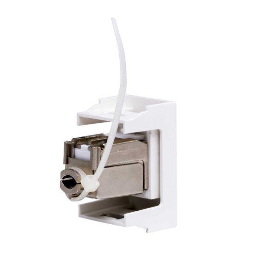 Розетка компьютерная 1-м 1мод. Viva RJ45 кат.6A бел. DKC 45078 фото 2