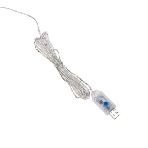 Гирлянда "Светодиодный дождь" из росы 3х2м USB+пульт управления с крючками для крепления мультиколор Neon-Night 315-879 фото 2