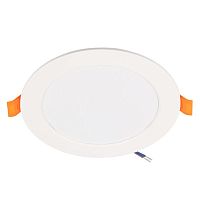Светильник светодиодный PLED DL7 10Вт 6500К IP54 850лм WH встраив. бел. Pro JazzWay 5069046