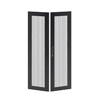 Дверь двустворчатая для IT-CQE 2200х800 перфорир. RAL9005 DKC RBITCPMD2280