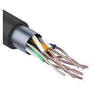 Кабель FTP 4х2х24AWG кат.5е медь наружн. прокл. бухта (м) Rexant 01-0146