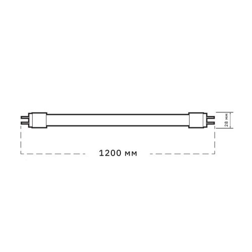 Лампа светодиодная PLED T8-1200GL 30Вт T8 матовая 4000К G13 FROST JazzWay 5066052 фото 7