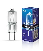 Лампа галогенная JD 35Вт капсула g4 2850К 240В Camelion 10406