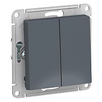 Механизм выключателя 2-кл. СП AtlasDesign 10А IP20 (сх. 5) 10AX грифель SchE ATN000751