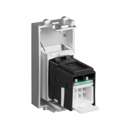 Розетка компьютерная 1мод. Avanti "Закаленная сталь" RJ45 кат.6 модульная DKC 4404291 фото 4