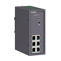 Коммутатор промышленный управляемый 6х10/100Base-T(X) портов RJ45 консольный порт Mini USB 24-48В DC (18-72В DC) с резервированием DKC N2000-6T-P1