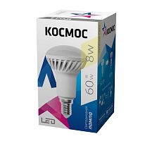 Лампа светодиодная R50 8Вт 220В E14 3000К Космос Lksm_LED8wR50E1430